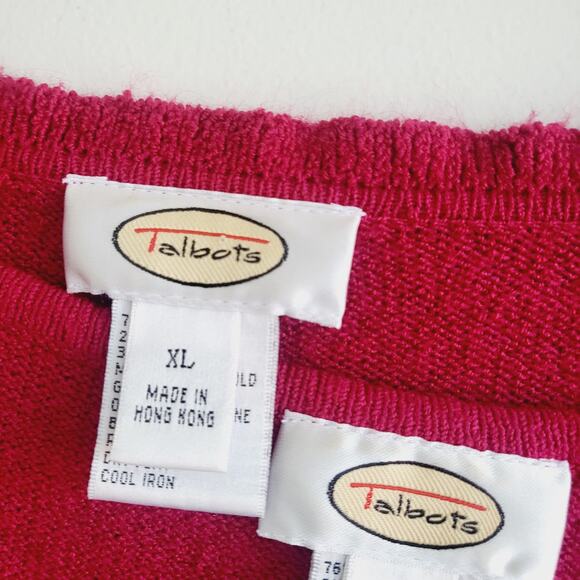 Talbots XL cardigan sweater and vest - Picture 3 of 5